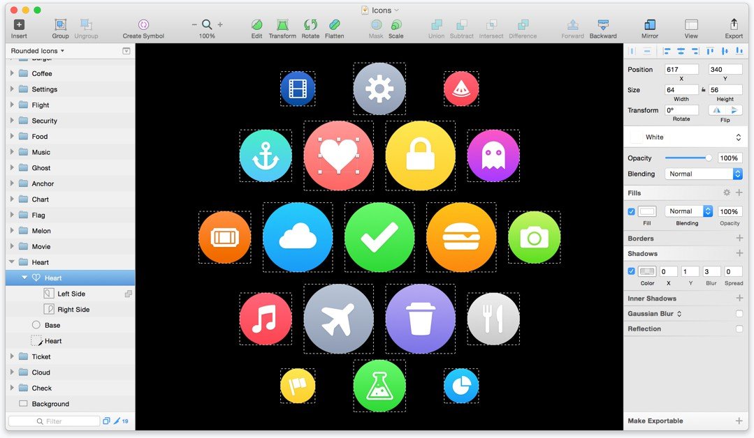 Create new objects in Sketch with precision.