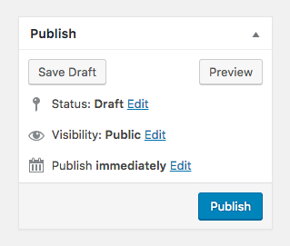 publish-settings-wordpress The publishing settings in WordPress