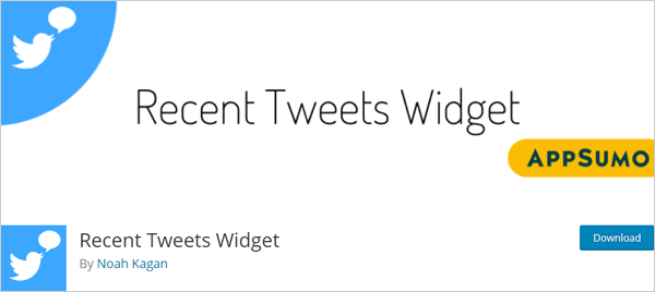 Recent Tweets Widget WordPress Twitter plugin