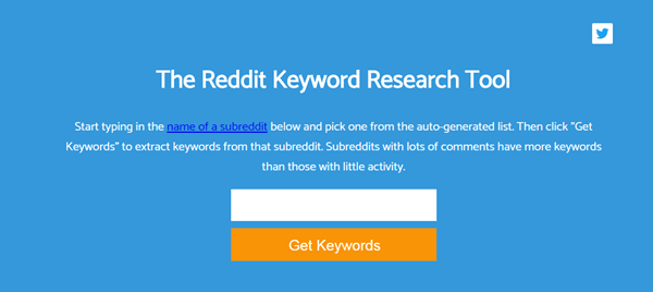 The Reddit Keyword Research Tool