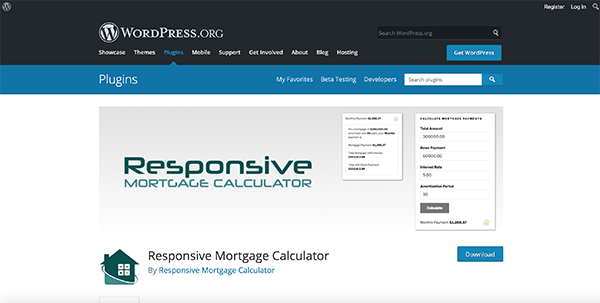 responsive-mortgage-calculator-homepage Responsive Mortgage Calculator.