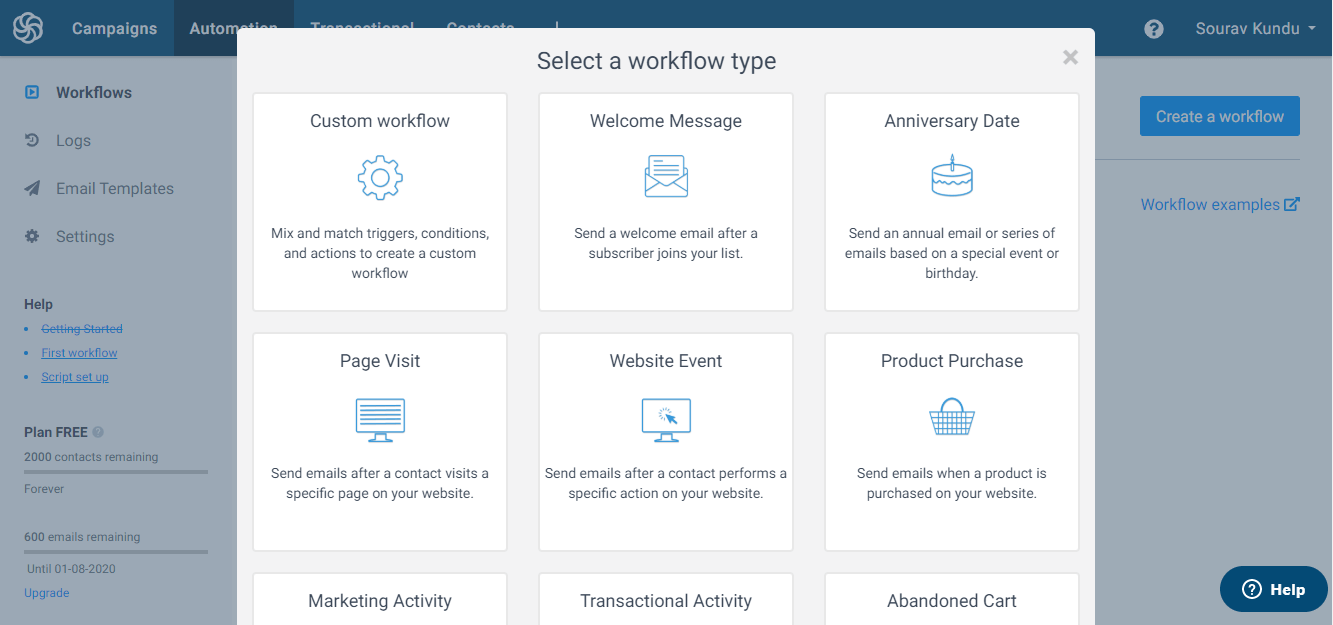 sendinblue marketing automations