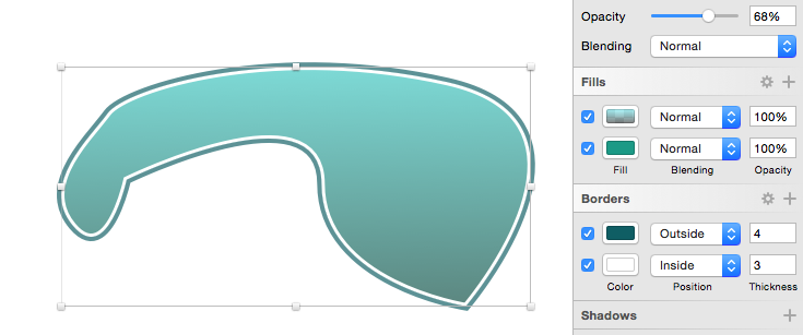 Drawing nothing using bezier curves.