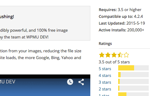 Always check how recently a plugin was last updated.