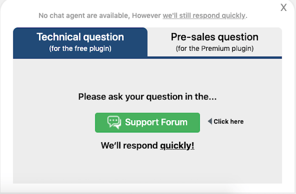 you can easily get support if you need it
