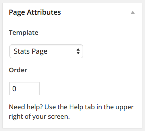 Our custom template shown in the admin