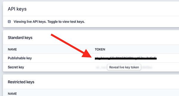 stripe-publishable-key Stripe Publisher Key.