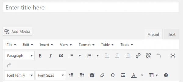 TinyMCE Advanced plugin
