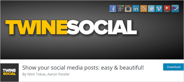 Twine Social WordPress plugin.