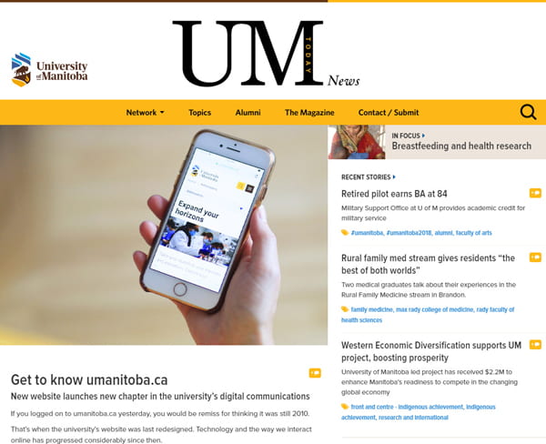 University of Manitoba News site - powered by WordPress!