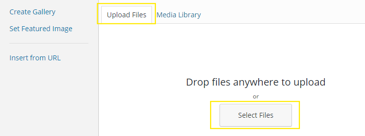 upload-select-files Selecting files to upload