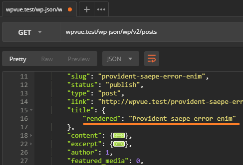 rest client postman interacting with wordpress rest api