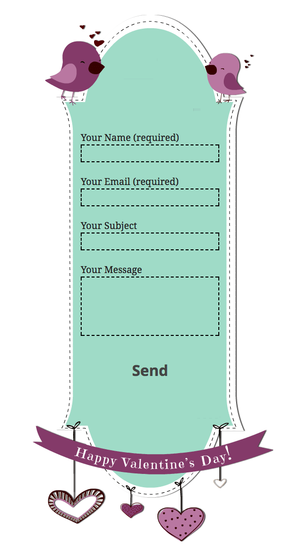 Valentine Style Contact Form