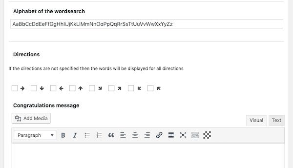 word-search2 Some more options to change for the word search plugin