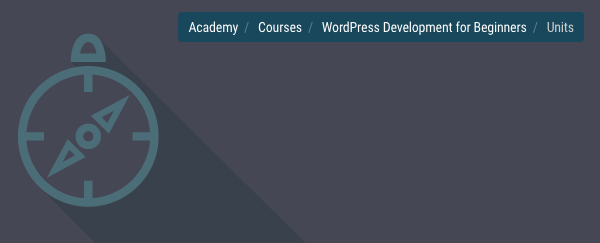 wordpress development for beginnners home page