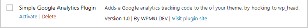 wordpress-google-analytics-plugin WordPress Google Analytics plugin google analytics plugin