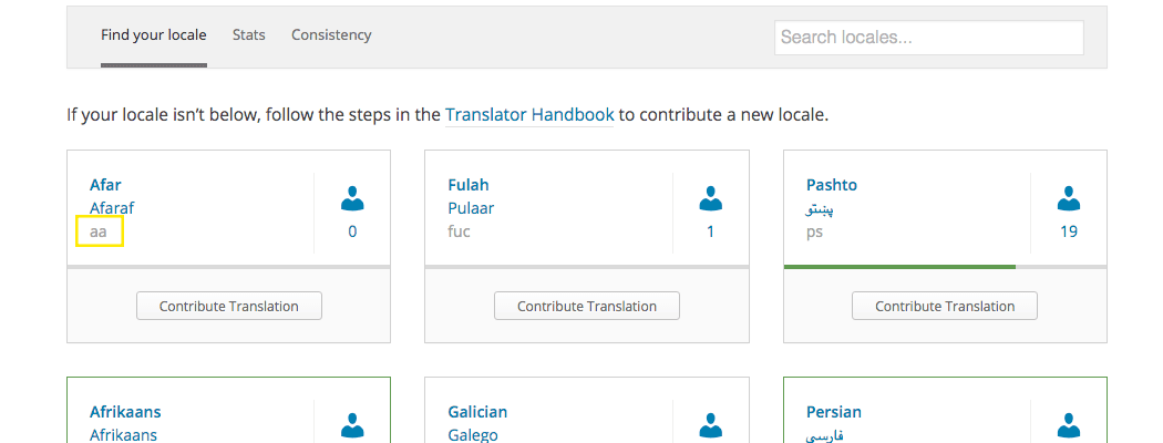 Translating WordPress site