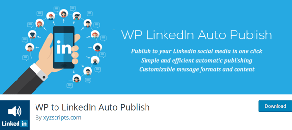 WP to LinkedIn Auto Publish plugin for WordPress.