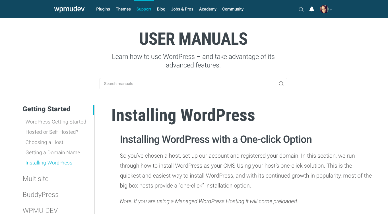 Check out the Manuals section of our site for more help on how to install WordPress.