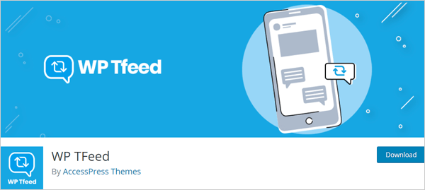 WP TFeed Twitter plugin for WordPress.